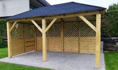 Vhodně vybraná pergola dokáže lahodit oku