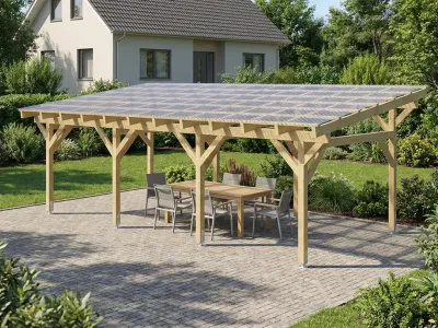 <span class="jp_product_title">Dřevěná pergola Classico volně stojící 350x750</span>