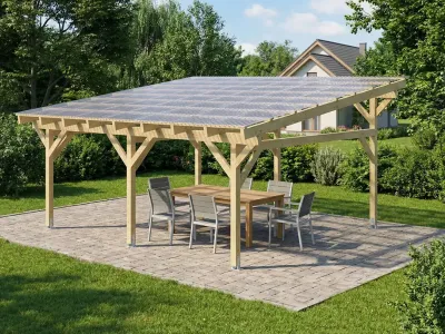 <span class="jp_product_title">Dřevěná pergola Classico volně stojící 500x550</span>