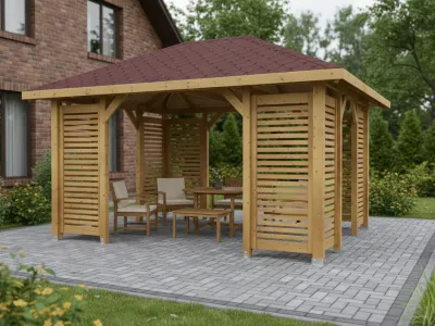 <span class="jp_product_title">Dřevěná pergola Altán Ibiza+Verona 300x400</span>