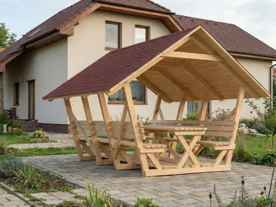 <span class="jp_product_title">Dřevěná pergola Altán Salaš 190x340</span>