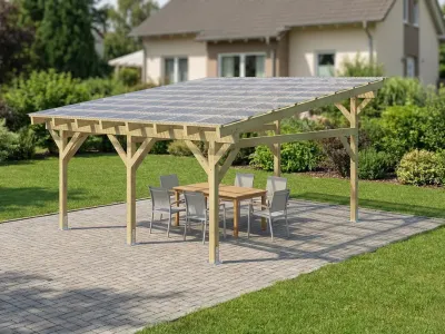 <span class="jp_product_title">Dřevěná pergola Classico volně stojící 500x450</span>