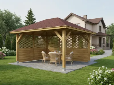 <span class="jp_product_title">Dřevěná pergola Altán Ibiza+Rimini  300x400</span>