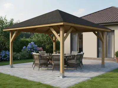 <span class="jp_product_title">Dřevěná pergola Altán Kuba 370x370</span>