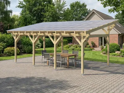 <span class="jp_product_title">Dřevěná pergola Classico volně stojící 350x700</span>
