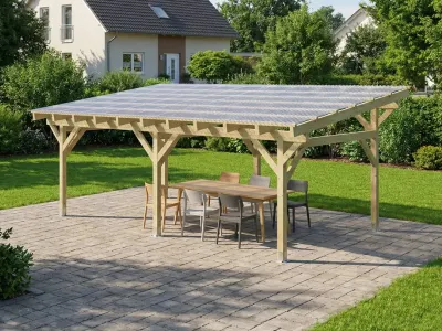 <span class="jp_product_title">Dřevěná pergola Classico volně stojící 350x650</span>