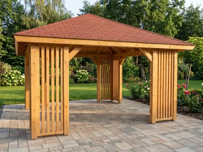 <span class="jp_product_title">Dřevěná pergola Altán Kuba L 400x400 Prestige Premium</span>