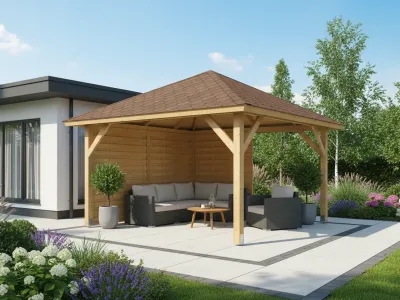 <span class="jp_product_title">Dřevěná pergola Altán Kuba+Roma 370x370</span>