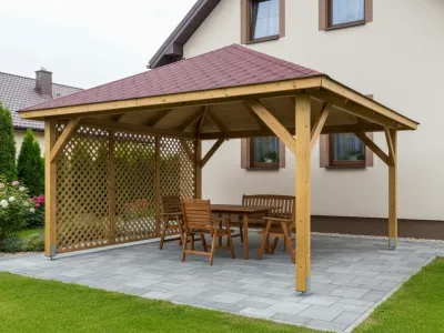 <span class="jp_product_title">Dřevěná pergola Altán Kuba L+Ester 400x400</span>