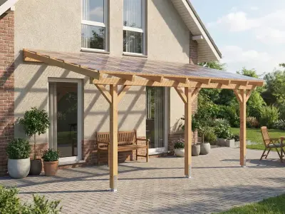 <span class="jp_product_title">Dřevěná pergola ke zdi domu 450x350</span>