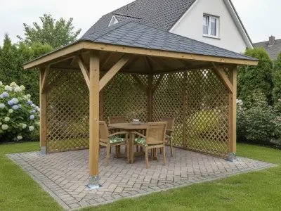 <span class="jp_product_title">Dřevěná pergola Altán Sicílie+Ester 330x330</span>