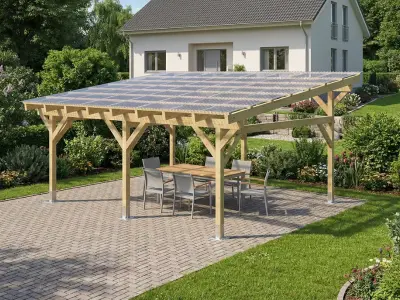 <span class="jp_product_title">Dřevěná pergola Classico volně stojící 450x550</span>