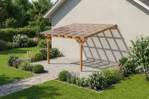 <span class="jp_product_title">Dřevěná pergola ke zdi domu 350x350</span>