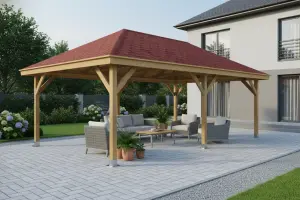 <span class="jp_product_title">Dřevěná pergola Altán Viktoria XXL 390x640</span>