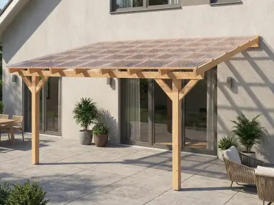 <span class="jp_product_title">Dřevěná pergola ke zdi domu 350x450</span>