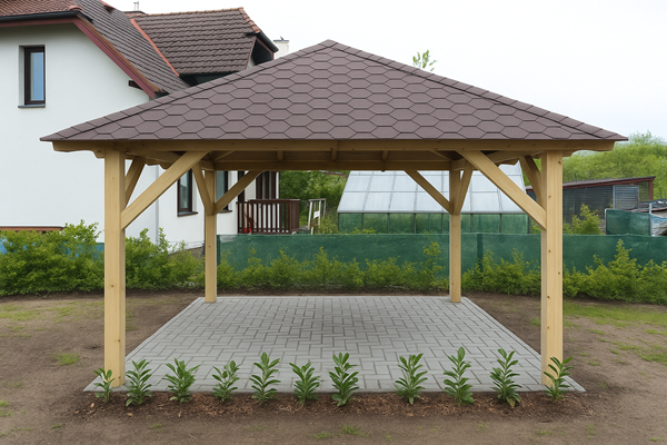 <span class="jp_product_title">Dřevěná pergola Altán Kuba L 400x400</span>