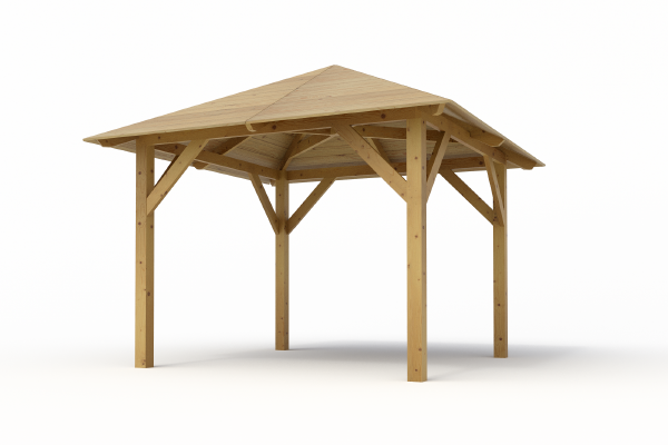 Dřevěná pergola Altán Borneo 265x265
