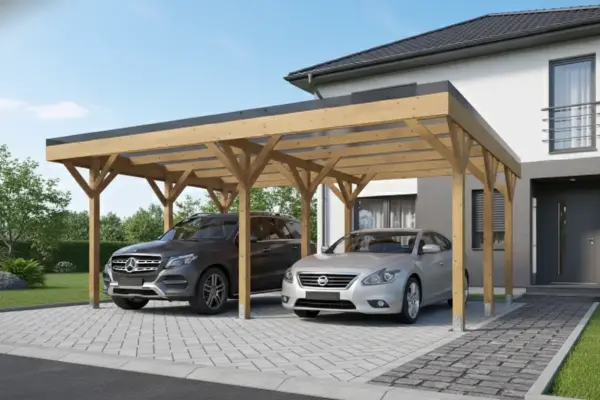 GARÁŽOVÉ STÁNÍ - pergola drevena