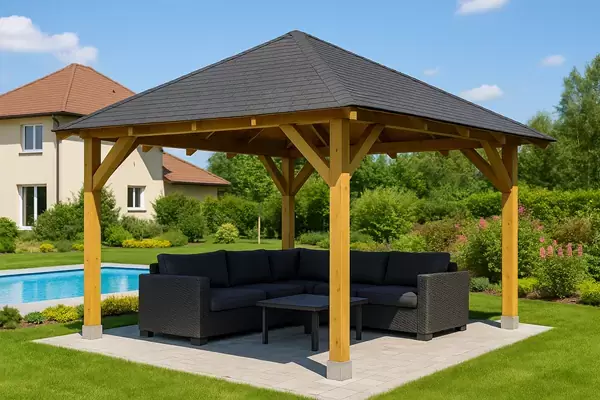 <span class="jp_product_title">Dřevěná pergola Altán Kuba 370x370</span>