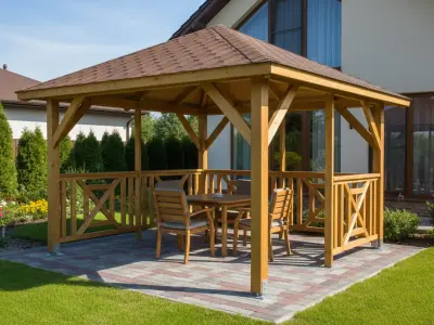 <span class="jp_product_title">Dřevěná pergola Altán Sicílie+Grande 330x330</span>