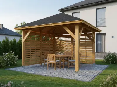 <span class="jp_product_title">Dřevěná pergola Altán Kréta+Bergamo 300x300</span>