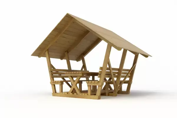 <span class="jp_product_title">Dřevěná pergola Altán Salaš 190x240</span>