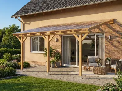 <span class="jp_product_title">Dřevěná pergola ke zdi domu 450x400</span>