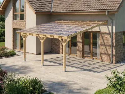 <span class="jp_product_title">Dřevěná pergola ke zdi domu 450x450</span>