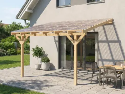 <span class="jp_product_title">Dřevěná pergola ke zdi domu 350x400</span>