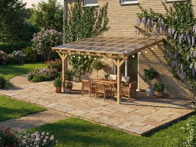 <span class="jp_product_title">Dřevěná pergola ke zdi domu 400x300</span>