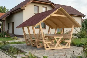 <span class="jp_product_title">Dřevěná pergola Altán Salaš 190x340</span>