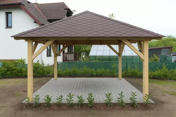 <span class="jp_product_title">Dřevěná pergola Altán Kuba L 400x400</span>