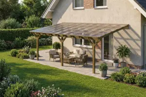 <span class="jp_product_title">Dřevěná pergola ke zdi domu 600x350</span>