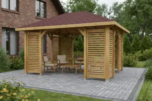 <span class="jp_product_title">Dřevěná pergola Altán Ibiza+Verona 300x400</span>