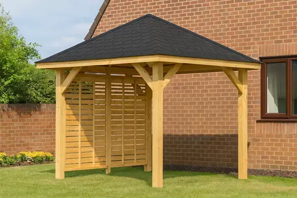 <span class="jp_product_title">Dřevěná pergola Altán Borneo+Bergamo 265x265</span>