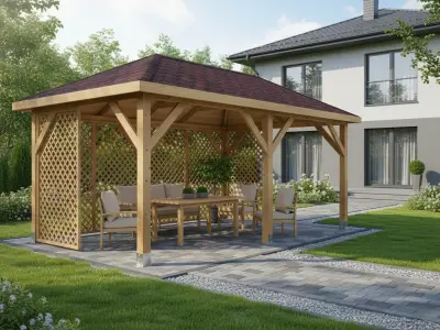 <span class="jp_product_title">Dřevěná pergola Altán Viktoria+Ester 270x470</span>