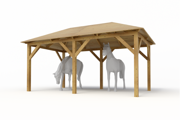 Přístřešek-box pro koně 270x470