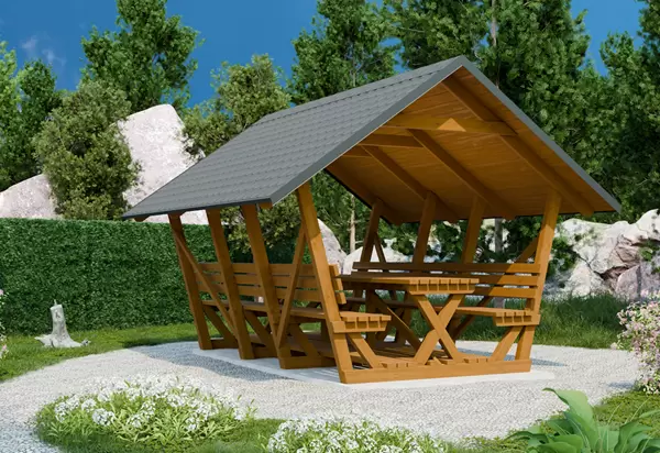 <span class="jp_product_title">Dřevěná pergola Altán Salaš 190x340</span>