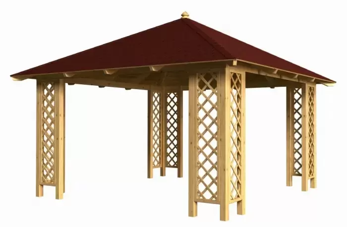 <span class="jp_product_title">Dřevěná pergola Altán Porto 4V sloupy 9x9</span>