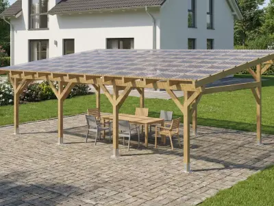 <span class="jp_product_title">Dřevěná pergola Classico volně stojící 450x800</span>